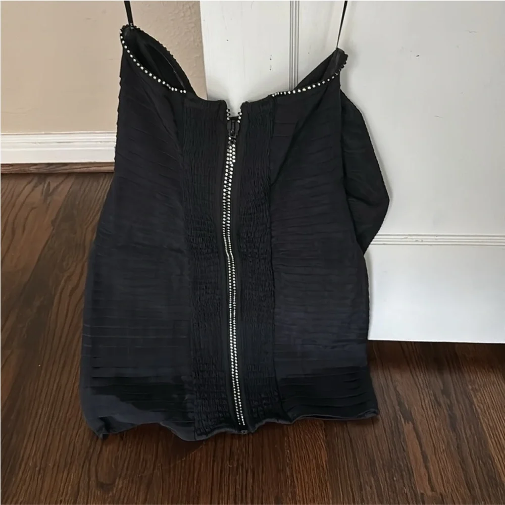 For Love & Lemons Celeste Moire Bow Dress - Picture 6 of 6